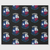TEXAS-LONE-STAR-STAAT GESCHENKPAPIER (Flach)