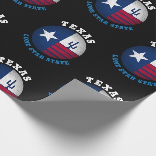 TEXAS-LONE-STAR-STAAT GESCHENKPAPIER (Ecke)