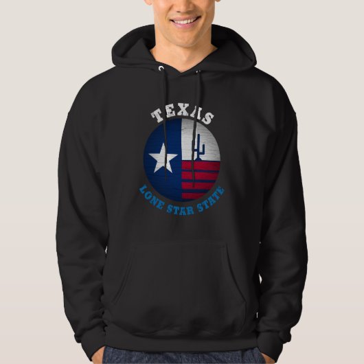 TEXAS-LONE-STAR-STAAT HOODIE (Vorderseite)