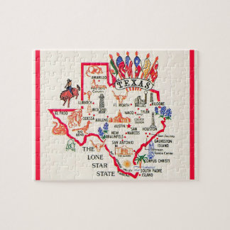 Texas - Lone-Star-Staat Puzzle