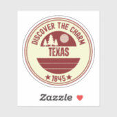 Texas Lone Star Staat - Southern Charm Gift Aufkleber (Blatt)