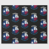 TEXAS LONE STAR STAATSFRAHNE GESCHENKPAPIER (Flach)