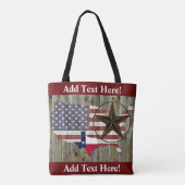 Texas Lone Star State Flag Karte Gesamtpaket Tasche (Rückseite)