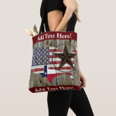 Texas Lone Star State Flag Karte Gesamtpaket Tasche (Von Nahem)