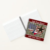 Texas Lone Star State Flag Karte Notizblock (Innenseite)
