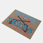 Texas Lone Star State Fußmatte (Schrägansicht)
