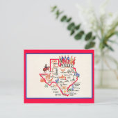 Texas - Lone Star State Postkarte (Stehend Vorderseite)