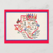 Texas - Lone Star State Postkarte (Vorderseite)
