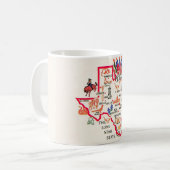 Texas - Lone Star State Postkarten-Tasse Kaffeetasse (Vorderseite Links)