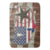 Texas Lone Star Texas Long Horn Badematte (Vorderseite Vertikal)