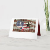 Texas Lone Star Texas Long Horn Einladung (Rückseite)