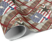 Texas Lone Star Texas Long Horn Geschenkpapier (Rolleneckpunkt)