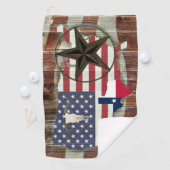 Texas Lone Star Texas Long Horn Golfhandtuch (Insitu)