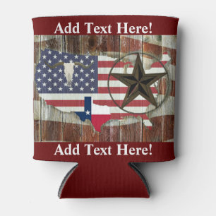 Texas Lone Star Texas Long Horn kann kühler Dosenkühler