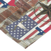 Texas Lone Star Texas Long Horn Kurzer Tischläufer (Ecke)