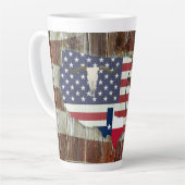 Texas Lone Star Texas Long Horn Milchtasse (Linke Ecke)