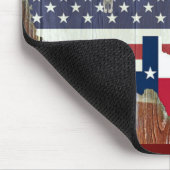 Texas Lone Star Texas Long Horn Mousepad (Ecke)