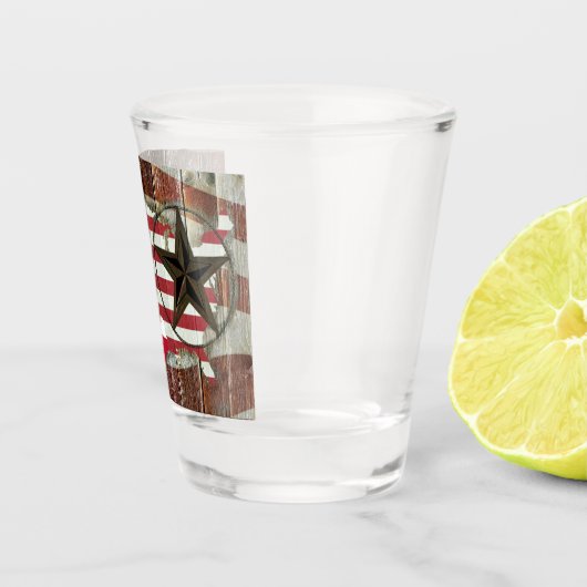 Texas Lone Star Texas Long Horn Schnapsglas (Rechts)