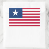 Texas, Lone Star und Streifen Rechteckiger Aufkleber (Tasche)