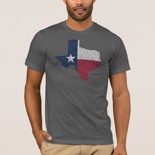 Texas Lone Star Vintag Austin Dallas Houston T-Shirt (Vorderseite)