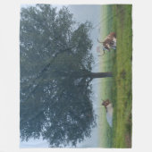 TEXAS LONG HORNS FLEECEDECKE (Vorderseite)