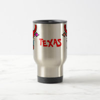 Texas Longhorn Aluminium Travel Mug