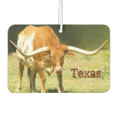 Texas Longhorn Autolufterfrischer (Vorderseite)
