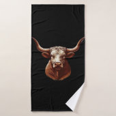 Texas longhorn badehandtuch (Badehandtuch)