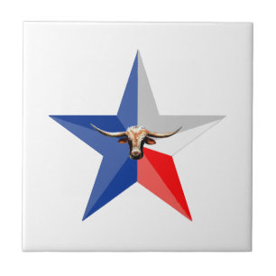 Texas Longhorn Das Symbol der Mehrfach-Power-Ware Fliese