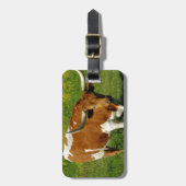 Texas Longhorn Gepäckanhänger (Vorderseite vertikal)