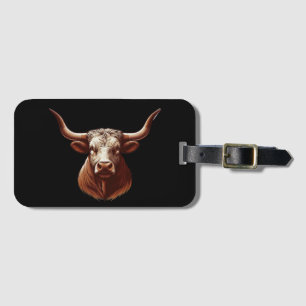 Texas Longhorn Gepäckanhänger