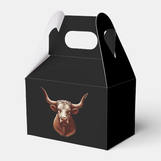 Texas Longhorn Geschenkschachtel (Vorderseite)