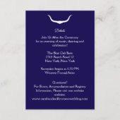 Texas Longhorn Hochzeitskarte Begleitkarte (Vorderseite)