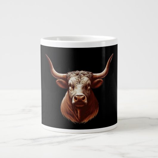 Texas Longhorn Jumbo-Tasse (Vorderseite)