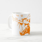 Texas longhorn kaffeetasse (Vorderseite Links)