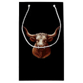 Texas Longhorn Kleine Geschenktüte (Rückseite)