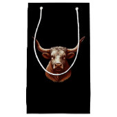 Texas Longhorn Kleine Geschenktüte (Vorderseite)