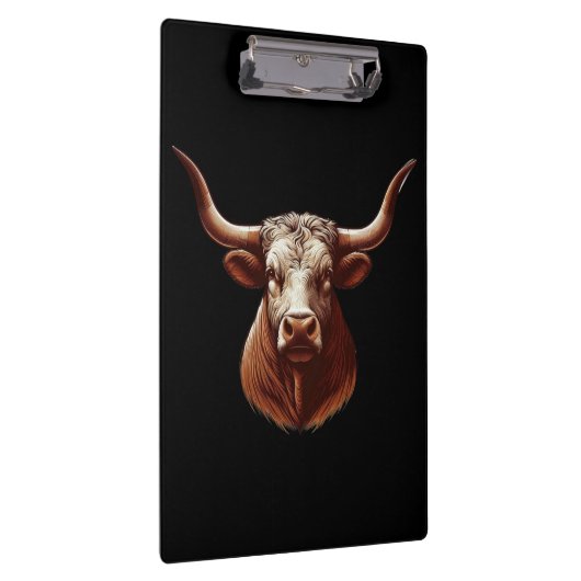 Texas Longhorn Klemmbrett (Rechts)