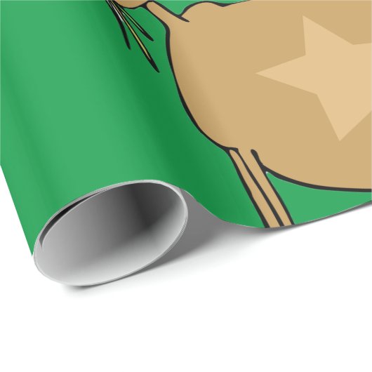 Texas Longhorn Kuh Geschenkpapier (Rolleneckpunkt)