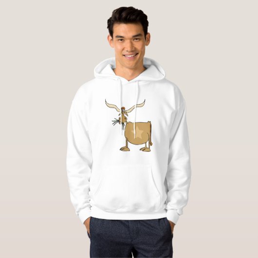 Texas Longhorn Kuh Hoodie (Vorne ganz)
