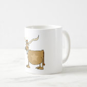 Texas-Longhorn-Kuh mit Stern Kaffeetasse (VorderseiteRechts)