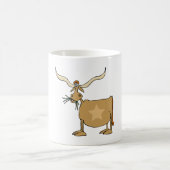 Texas-Longhorn-Kuh mit Stern Kaffeetasse (Mittel)
