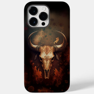 Texas Longhorn Kuh Skull Rustikal Case-Mate iPhone 14 Pro Max Hülle