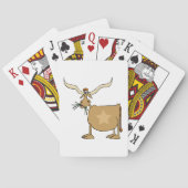 Texas Longhorn Kuh Spielkarten (Rückseite)