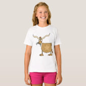 Texas Longhorn Kuh T-Shirt (Vorne ganz)