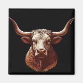Texas Longhorn Magnet (Vorne)