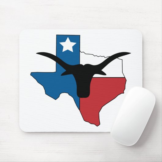Texas Longhorn Mousepad (Mit Mouse)