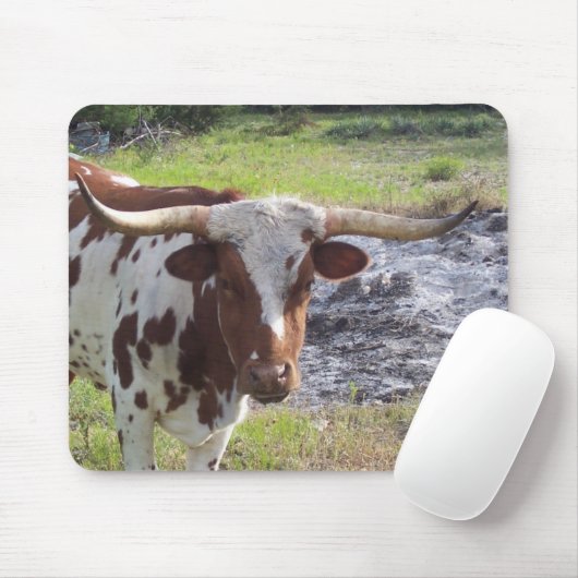 Texas Longhorn Mousepad (Mit Mouse)