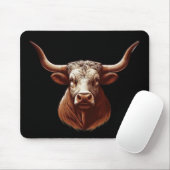 Texas Longhorn Mousepad (Mit Mouse)