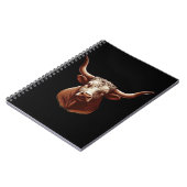 Texas Longhorn Notizblock (Linke Seite)